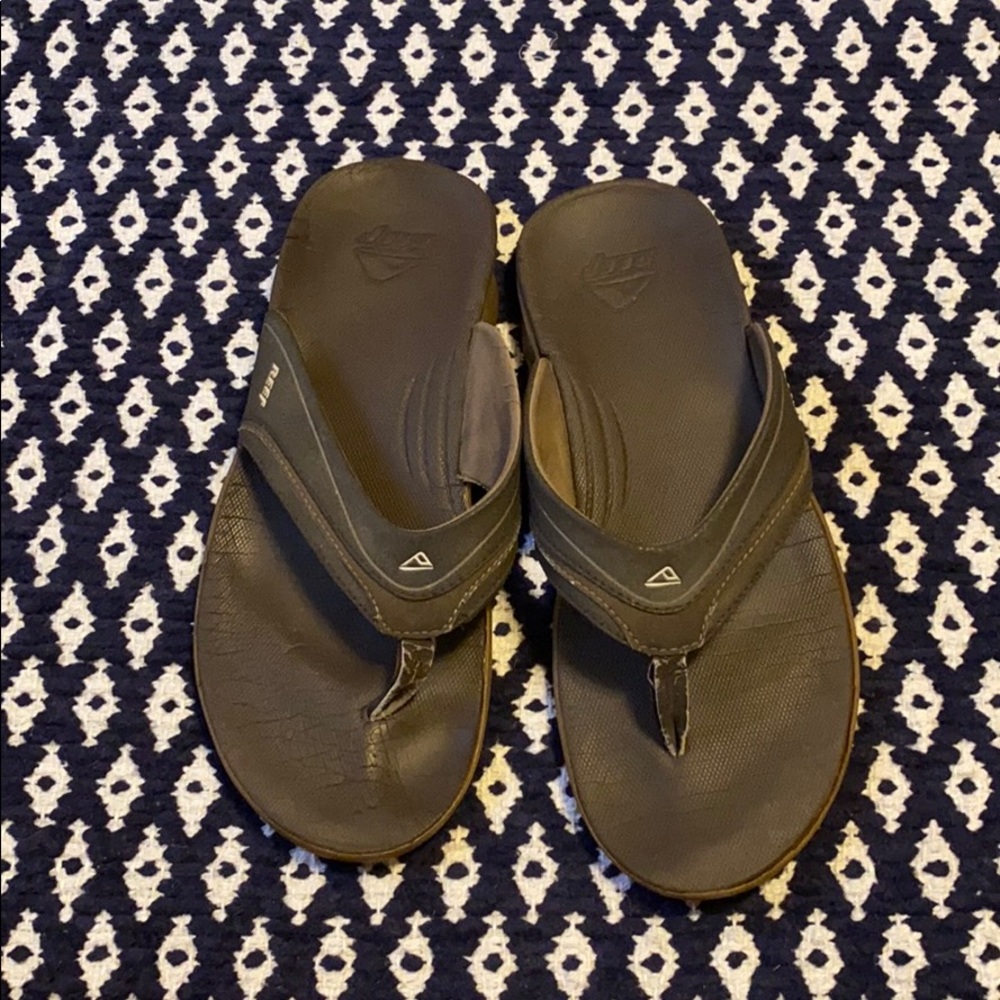 Brown Reef Men’s Flip Flops- Size 13